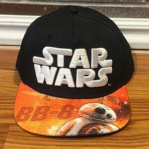 Star Wars Black and Orange BB-8 Snapback Hat